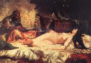 Mariano Fortuny y Marsal Odalisque oil painting on canvas